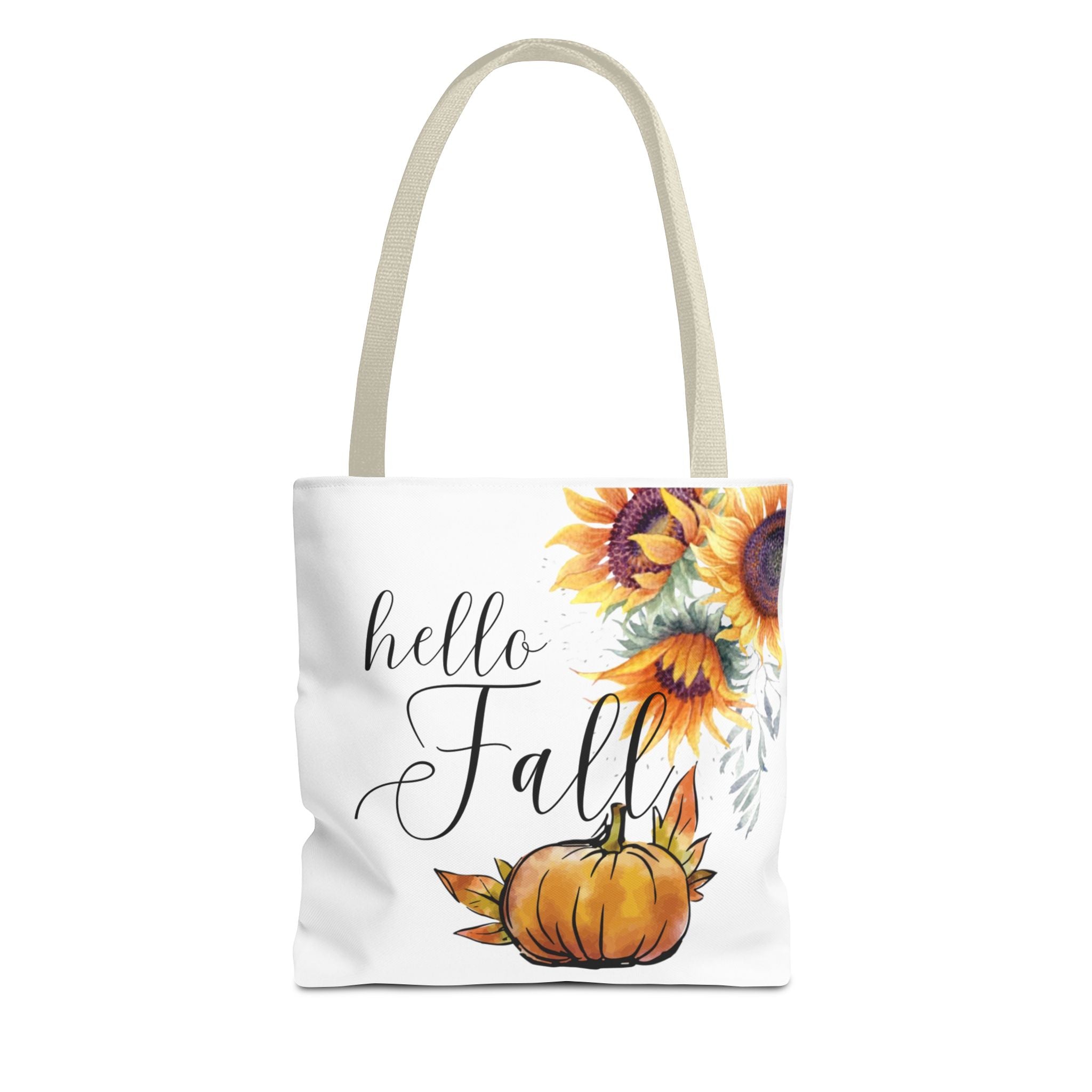 Autumn Floral Tote Bag, Cute Fall Handbag, Eco-Friendly Reusable Shopping Bag, Gifts for Her, Harvest Season Accessory