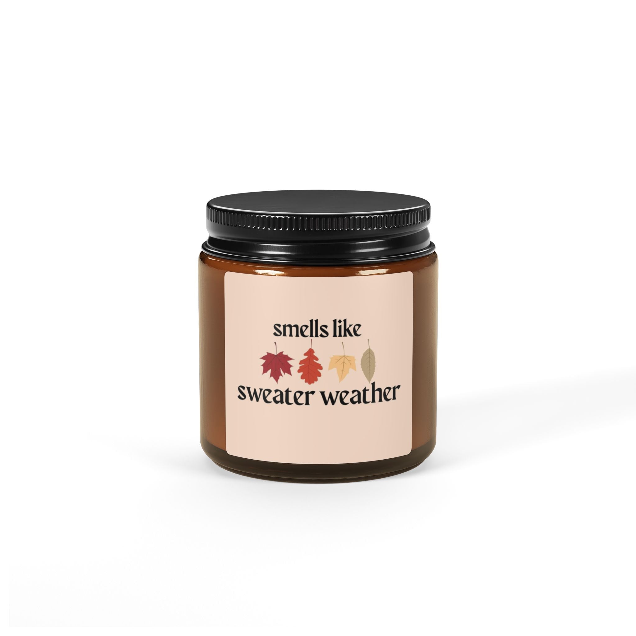 Cozy Scented Candle - Smells Like Sweater Weather, Autumn Decor, Fall Gifts, Relaxation, Home Ambiance